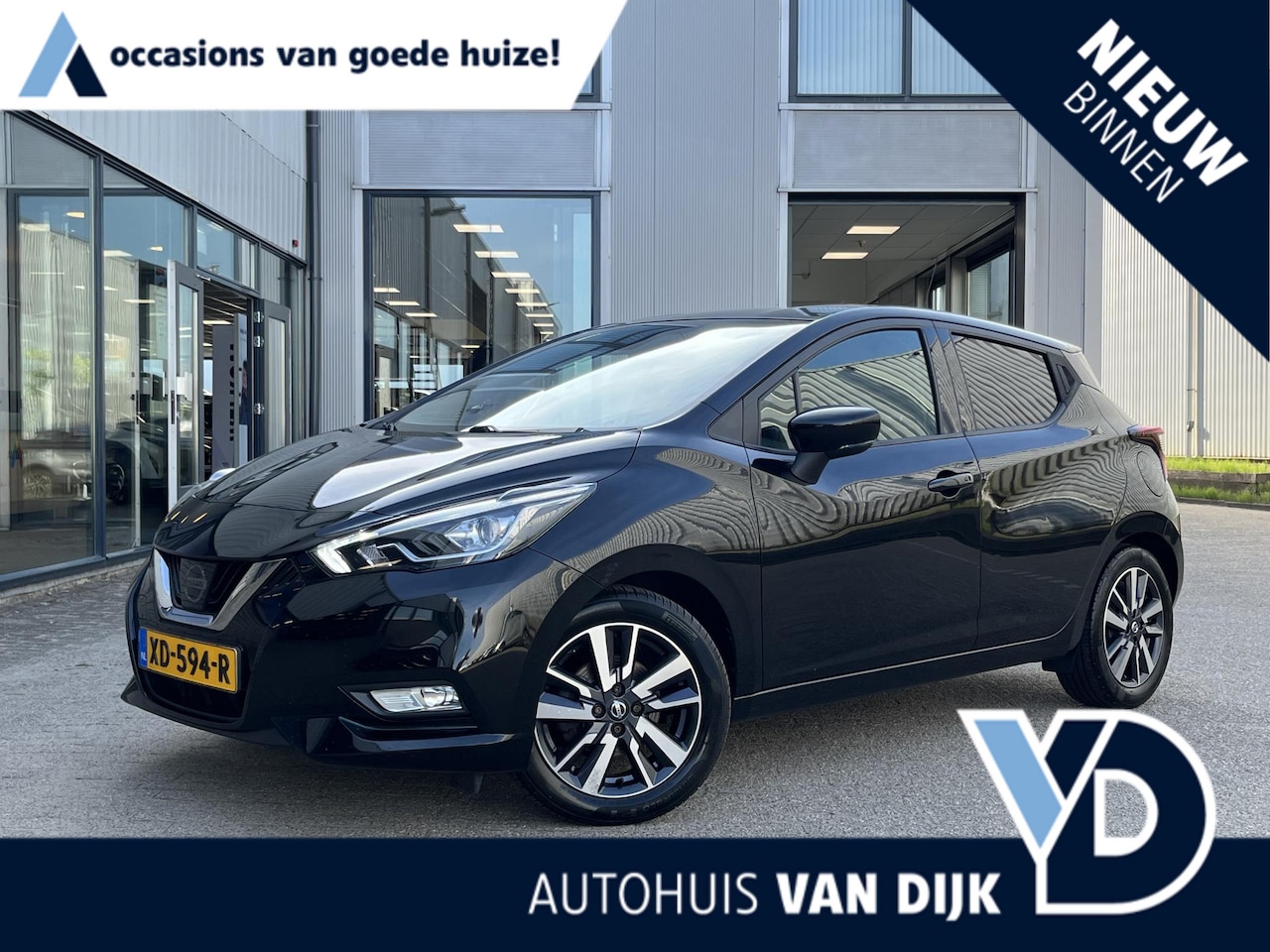 Nissan Micra - 0.9 IG-T N-Connecta | NL Auto/1e Eig./Clima/Cruise/Navi/Camera/16"/Privacy-Glass - AutoWereld.nl