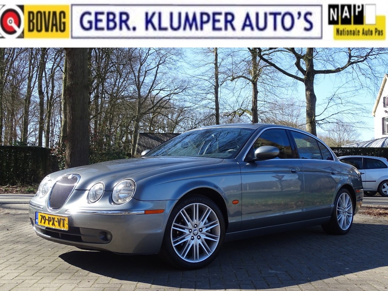 Jaguar S-type - 3.0 V6 Executive Leer, Navi, Cruise, ECC, Haak, NL-Auto - AutoWereld.nl