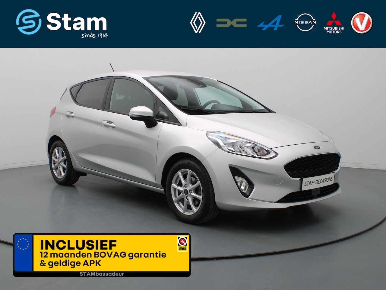 Ford Fiesta - 1.0 EcoBoost Titanium Camera | Adapt. Cruise | Navi | Parkeersens. achter | Voorruitverw. - AutoWereld.nl