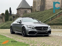 Mercedes-Benz C-klasse Coupé - AMG 63 S Edition 1 Ceramic AMG Performance Seat Pano Burmester Selenietgrijs Magno