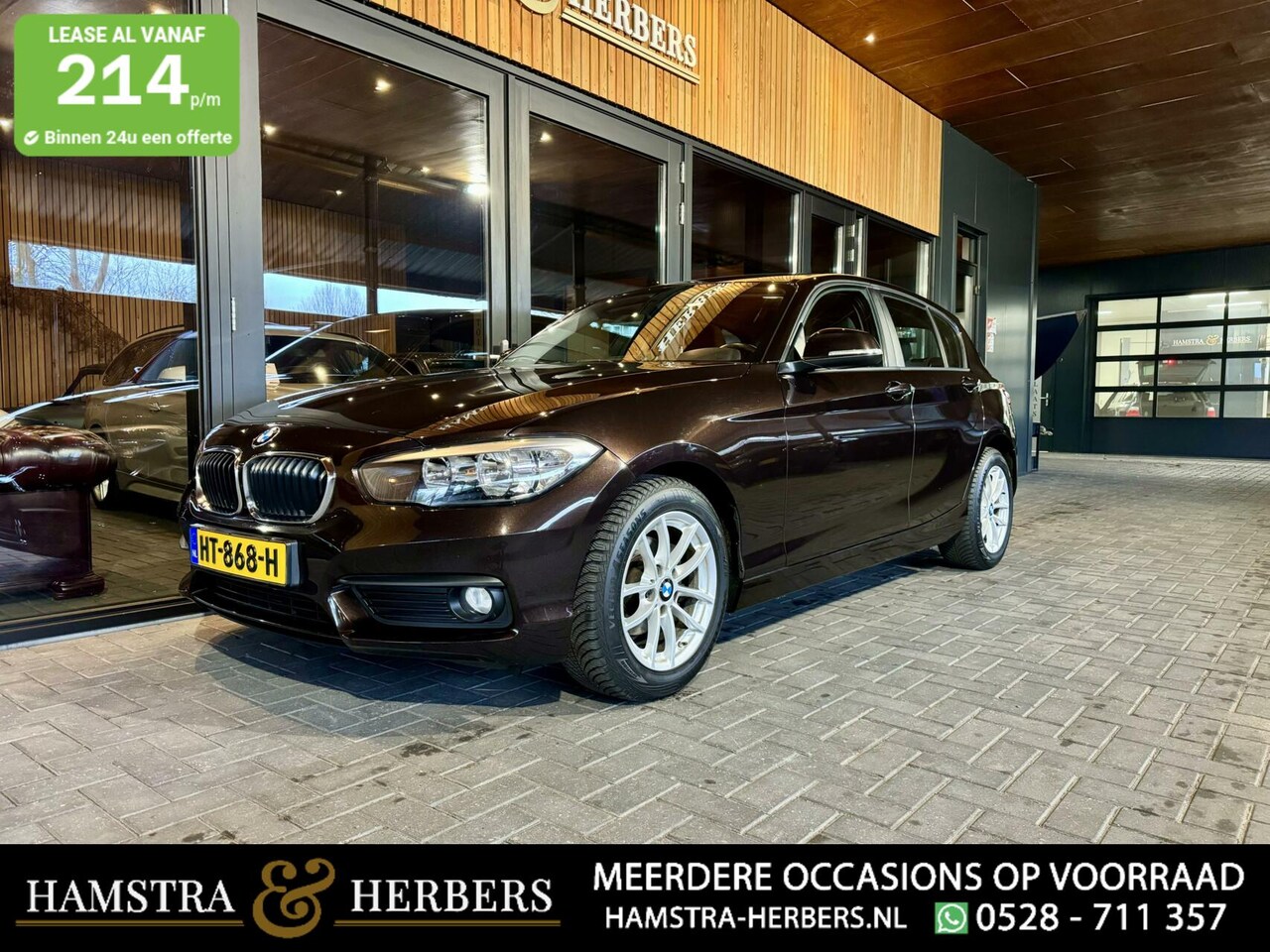 BMW 1-serie - 118i Bruin Metallic, automaat - AutoWereld.nl