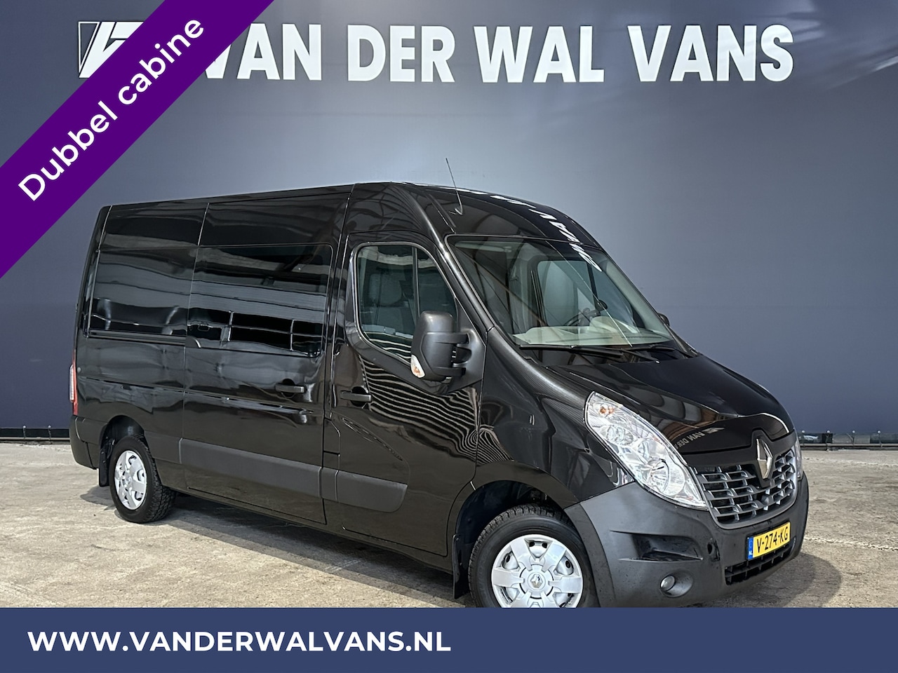 Renault Master - 2.3 dCi 170pk L2H2 Dubbele cabine 7 persoons Euro6 Airco | 2x Zijdeur | Navigatie | Camera - AutoWereld.nl