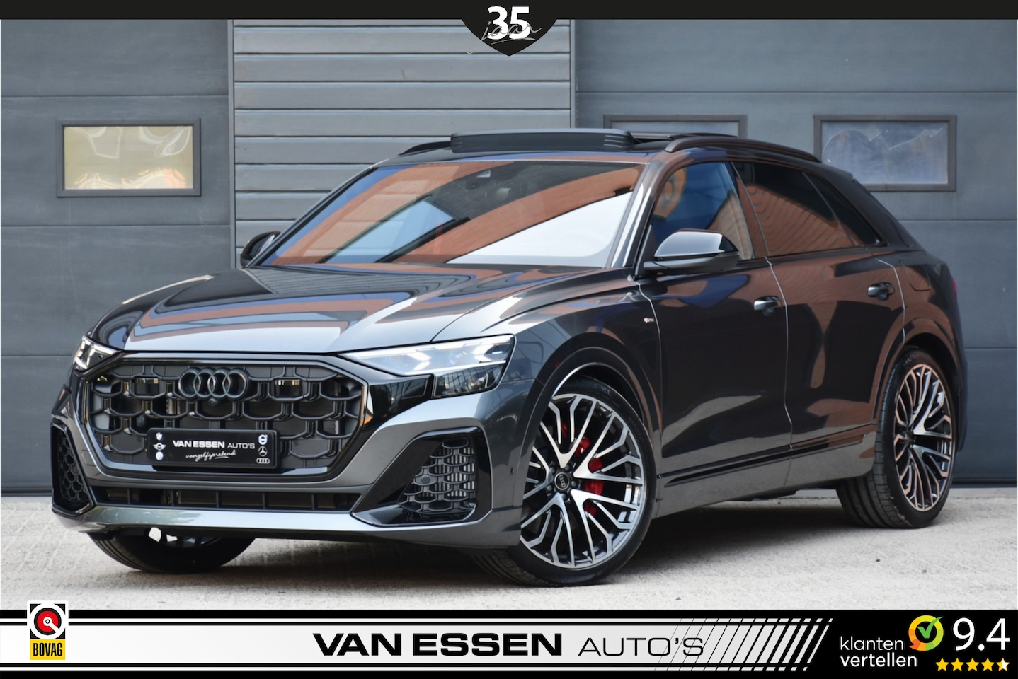 Audi Q8 - 60 TFSI e Quattro Pro Line S Competition Vierwielsturing B&O Soft-Close 360-Camera Full Op - AutoWereld.nl