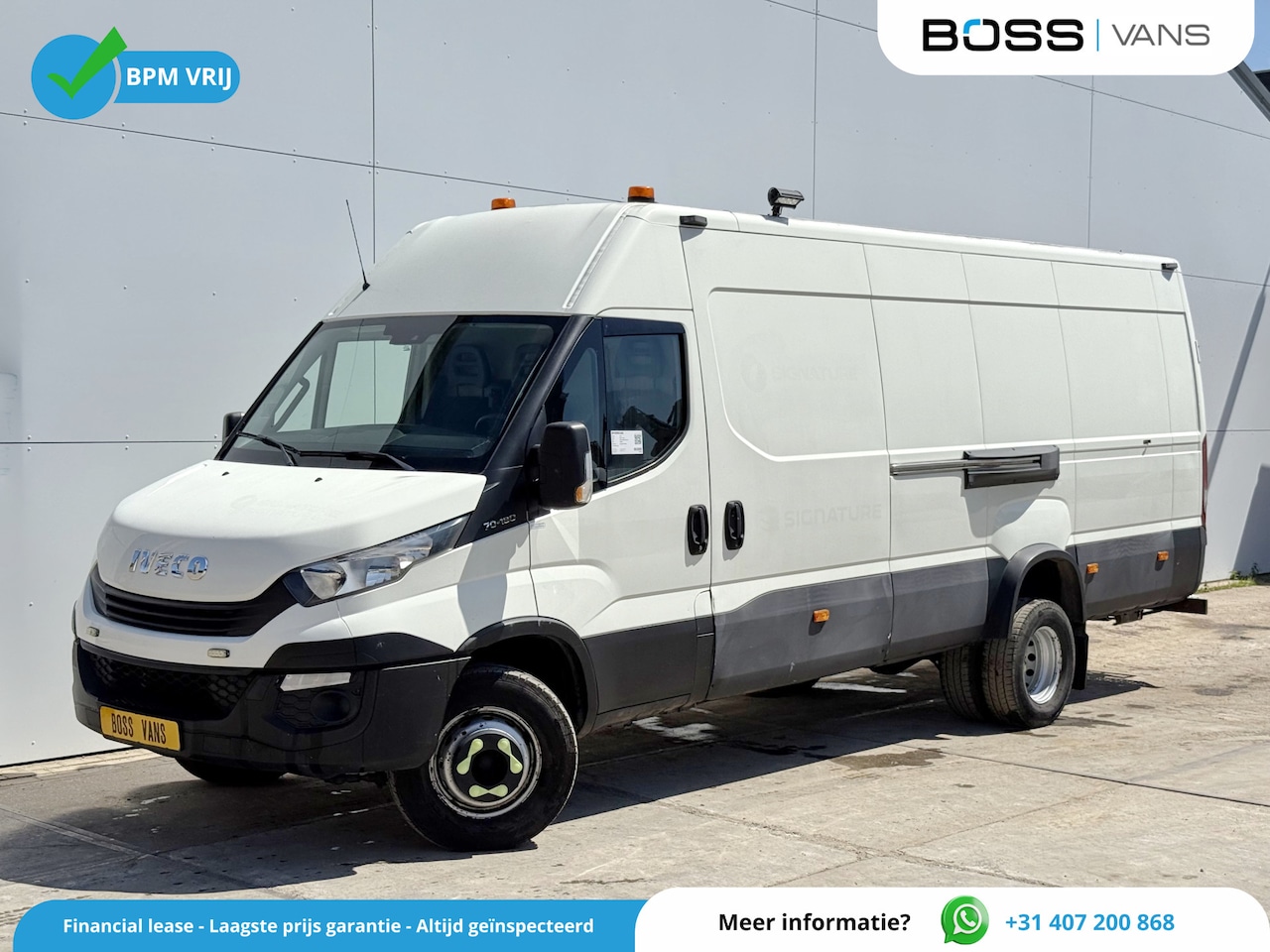 Iveco Daily - 70C18 3.0L L4H2 Dubbellucht Airco Cruise Control Dubbele Schuif Oprijplaat Trekhaak Camera - AutoWereld.nl