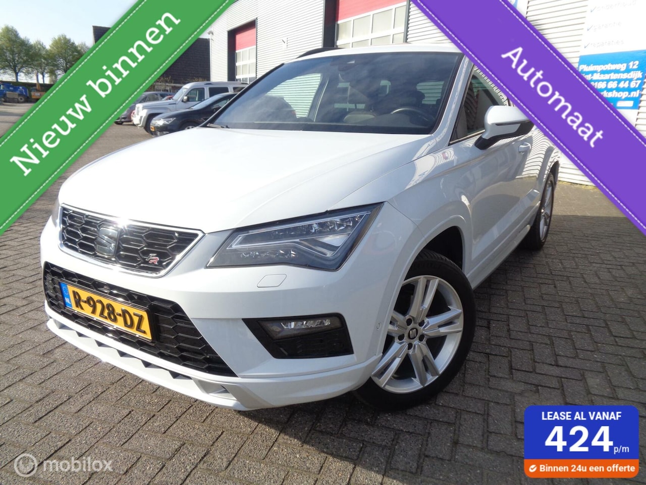 Seat Ateca - 1.5 TSI FR/Panoramadak/Leer/Stoelverw/Carplay/18''/LED/Virtual/Trekhaak/Key Less - AutoWereld.nl