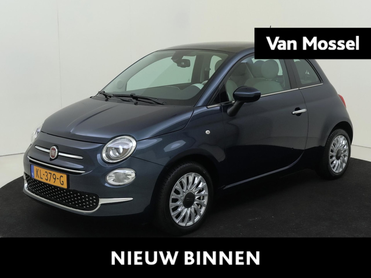 Fiat 500 - 1.2 Lounge | Navigatie | Parkeersensoren achter | Panoramadak | Super kmstand! - AutoWereld.nl