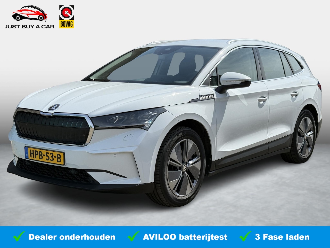 Skoda Enyaq iV - 80 3 Fase / Originele wegklapbare Electrische Trekhaak / Camera / Apple Carplay & Android - AutoWereld.nl