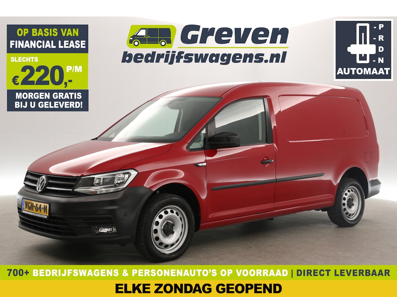 Volkswagen Caddy Maxi - 2.0 TDI L2H1 DSG Automaat Airco Cruise PDC Elektrpakket Achterklep Schuifdeur - AutoWereld.nl