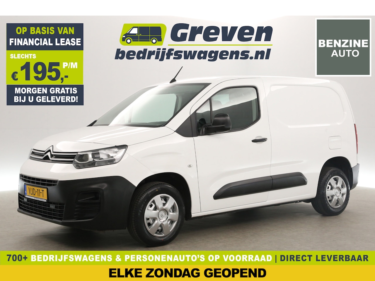 Citroën Berlingo - 1.2 PureTech L1H1 | BENZINE | EMISSIEVRIJE ZONE | 111PK PDC Elektrpakket Schuifdeur - AutoWereld.nl