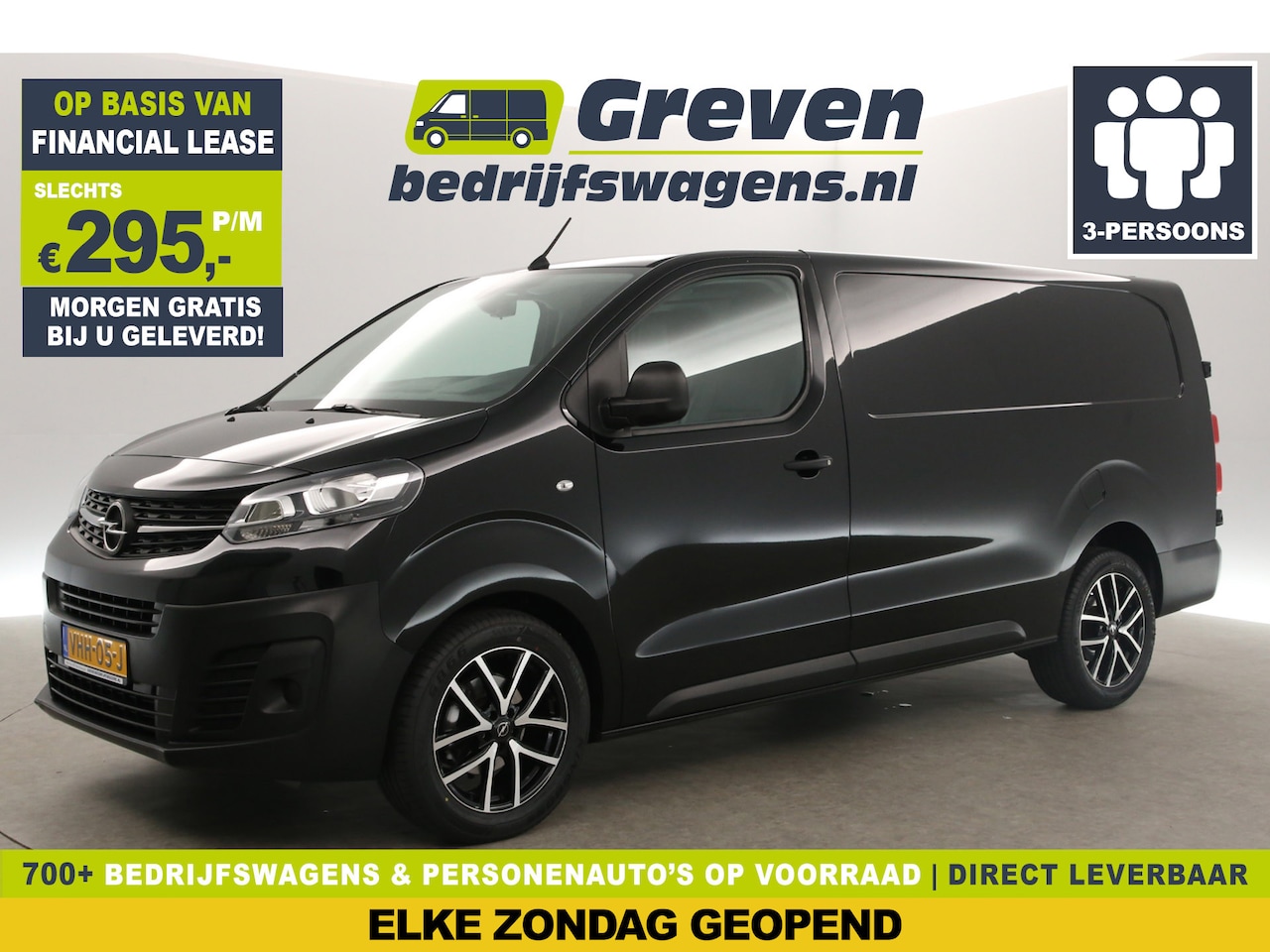 Opel Vivaro - 1.5 CDTI L3H1 Airco Cruise 3 Persoons 18"LMV PDC Elektrpakket Schuifdeur - AutoWereld.nl