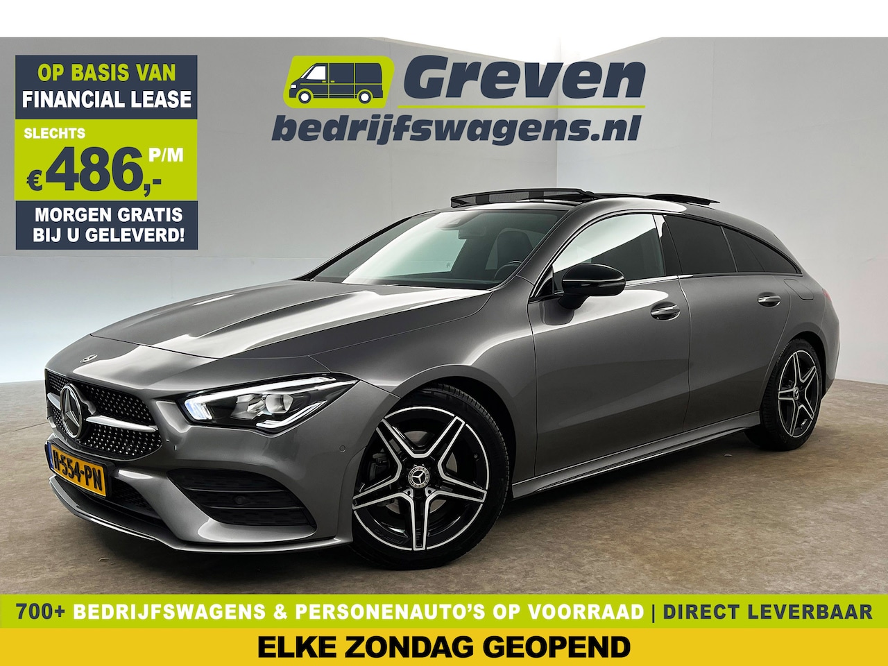 Mercedes-Benz CLA-Klasse - 180 AMG Pano Camera LED Virtual Cruise Clima Navigatie 18"LMV - AutoWereld.nl