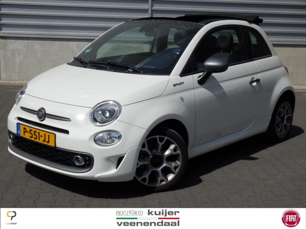 Fiat 500 C - Cabriolet | Hybrid | Sport | Clima | Apple Carpl. / Andr. Auto - AutoWereld.nl