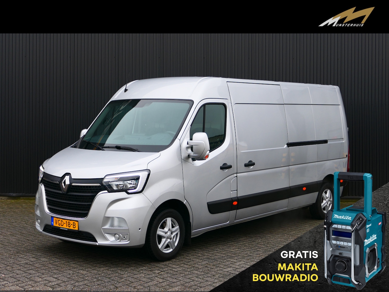 Renault Master - T35 2.3 dCi 180 TwinTurbo L3H2 Energy *Dubbele schuifdeur!* - Sensoren v+a, camera, navi, - AutoWereld.nl