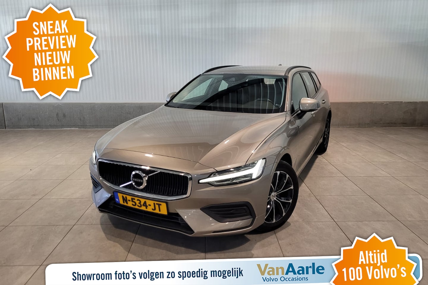 Volvo V60 - B3 Aut. Momentum ACC Leder Trekhaak 163pk - AutoWereld.nl