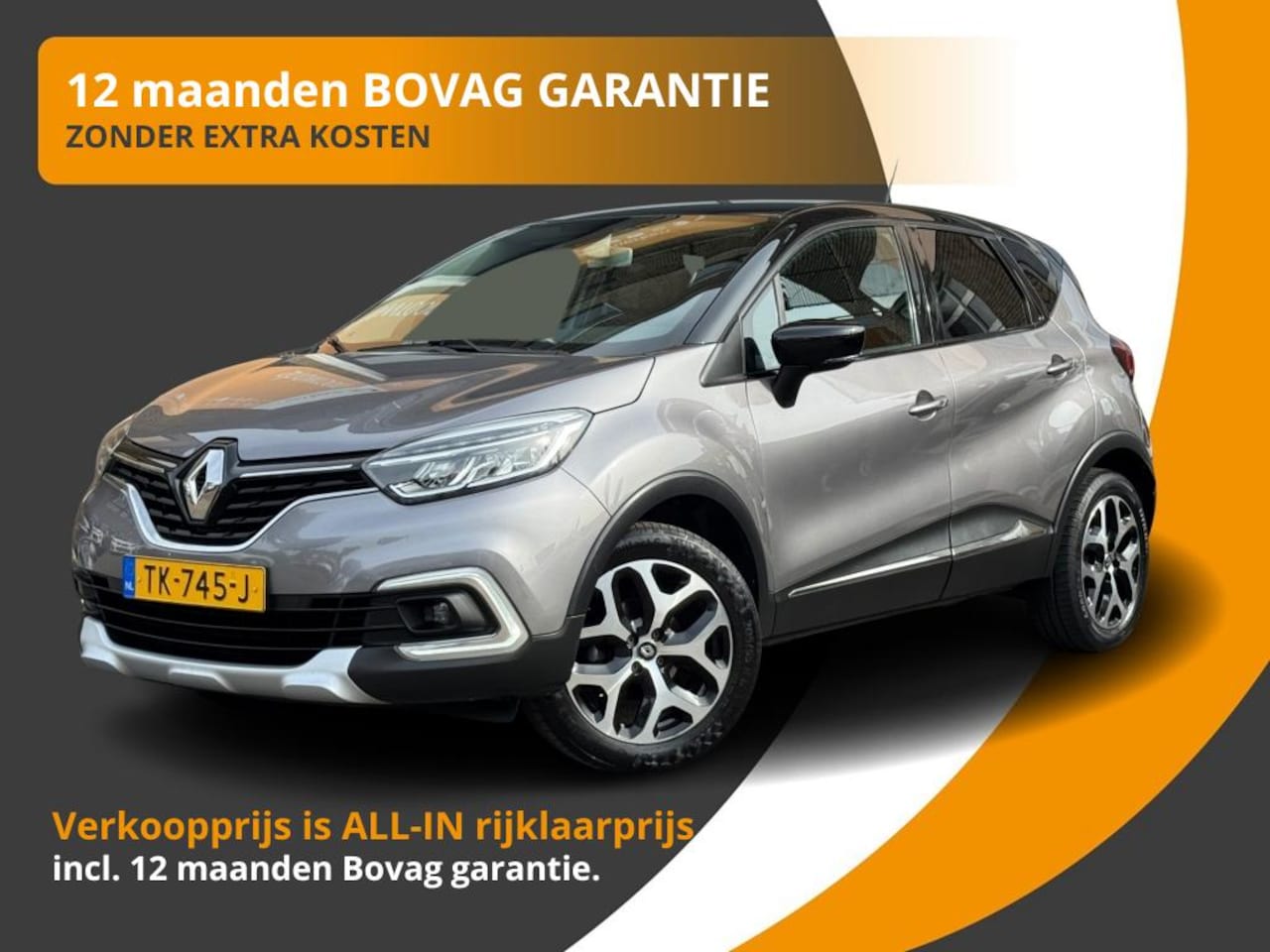 Renault Captur - TCe 90 INTENS R-LINK NAVI/LED/PDC/LMV/2-TONE/NL-AUTO - AutoWereld.nl