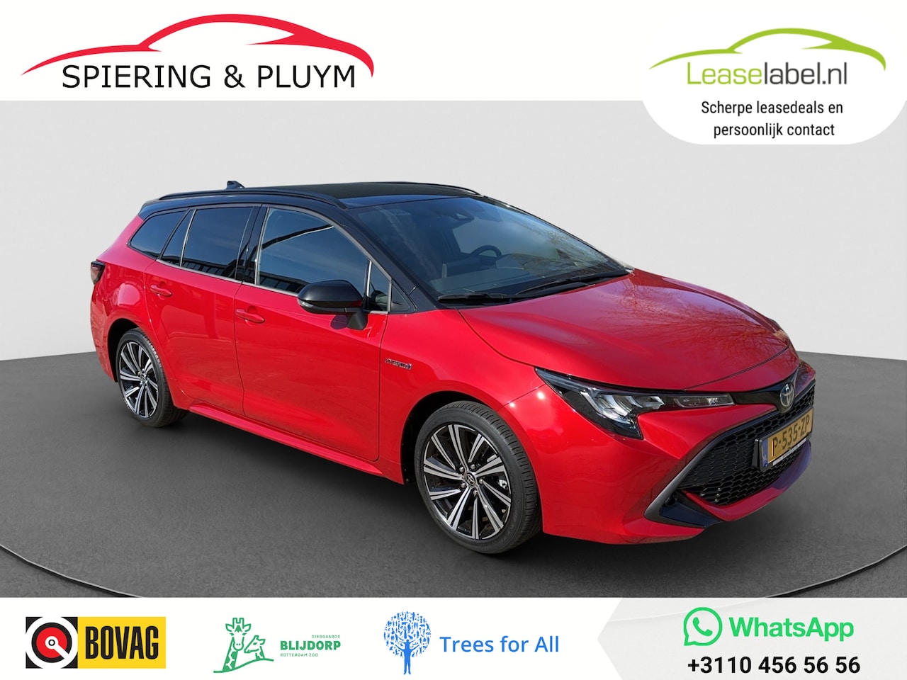 Toyota Corolla - TS 1.8 Hybrid Style limited | Bi-Tone | HUD | stuur/stoelverw | Elektrische achterklep! - AutoWereld.nl