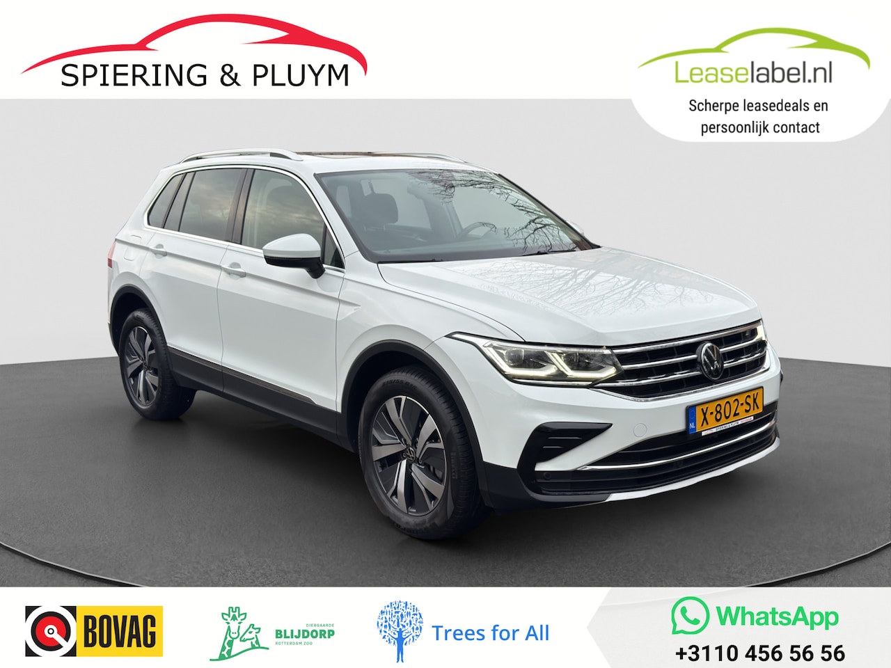 Volkswagen Tiguan - 1.4 TSI PHEV Business+ | Panodak | navi | virtual | camera! - AutoWereld.nl