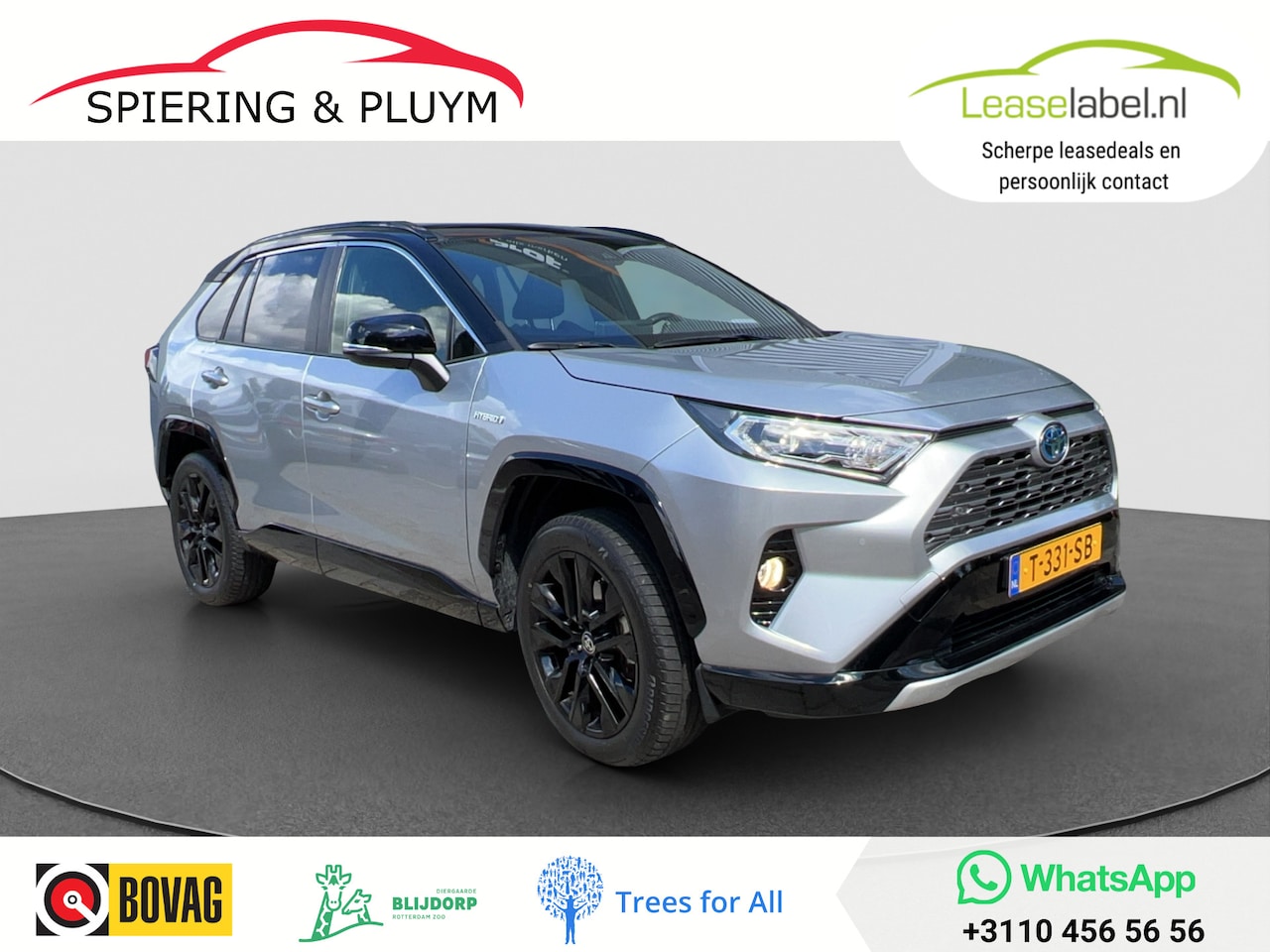 Toyota RAV4 - 2.5 Hybrid Bi-Tone | Pano | RCTA | H. Leder | CarPlay! - AutoWereld.nl
