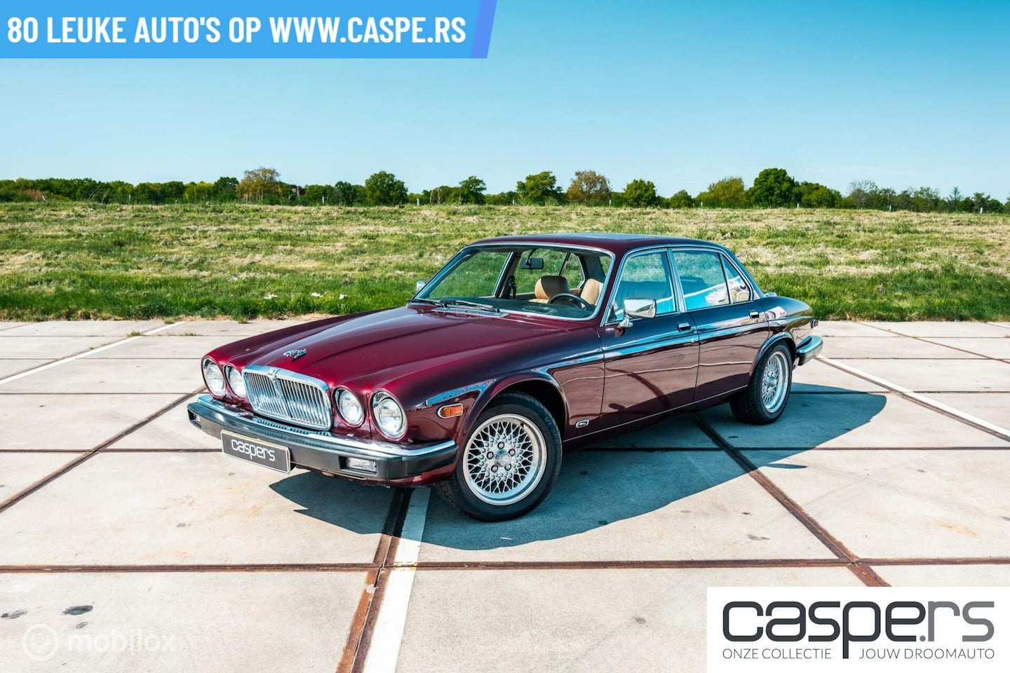 Jaguar XJ - 4.2 | Automaat | Oldtimer 1987 | Metallic rood - AutoWereld.nl