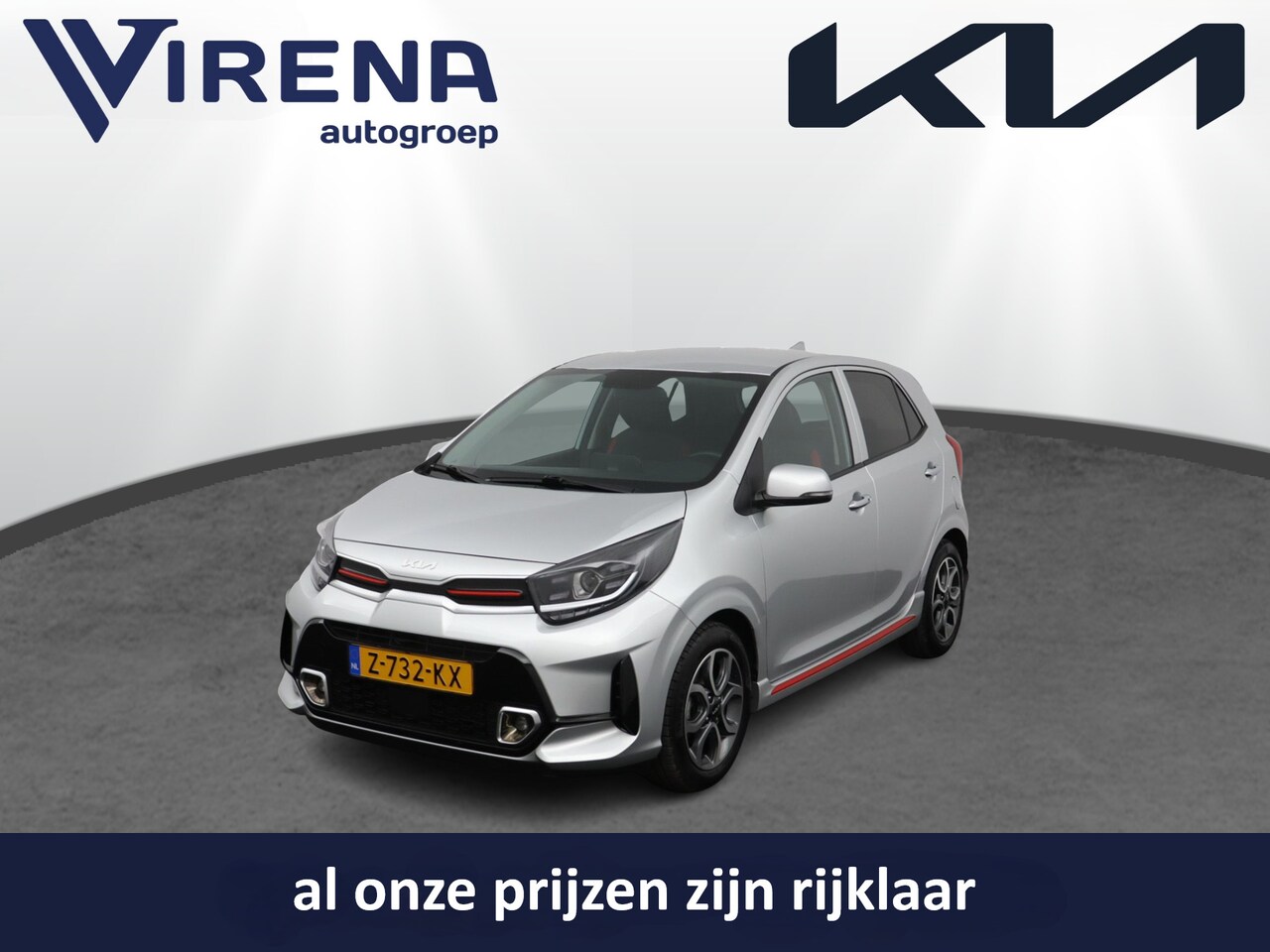Kia Picanto - 1.0 DPi GT-Line - Navigatie - Cruise Control - Airco - Climate Control - Apple CarPlay/And - AutoWereld.nl