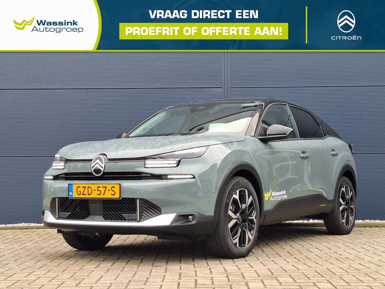 Citroën Ë-C4 - EV 54kWh 156pk Max | Facelift | Navigatie | Park Assist I 3 fase laden I Pack Techno i Pac - AutoWereld.nl