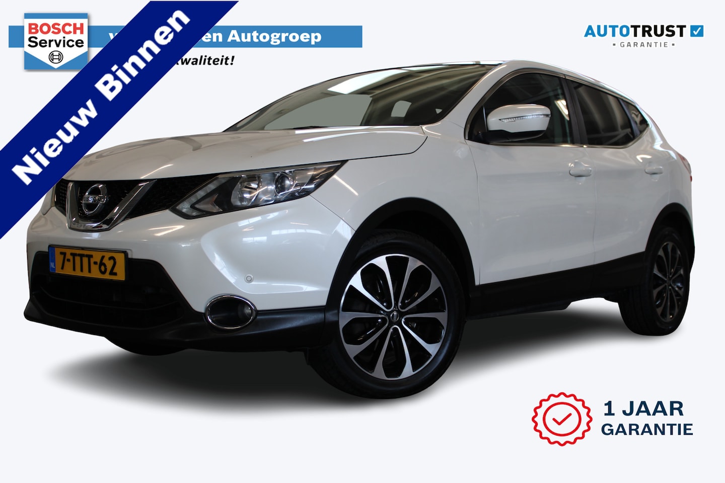 Nissan Qashqai - 1.2 Connect Edition | Incl. 12 maanden garantie | Parkeercamera | Cruise control | Climate - AutoWereld.nl