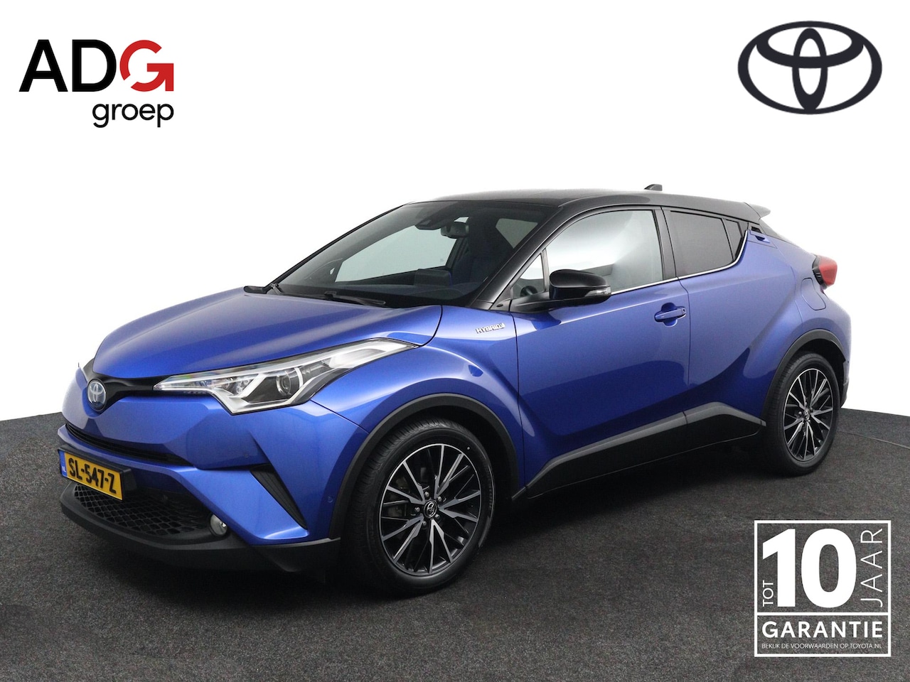 Toyota C-HR - 1.8 Hybrid Bi-Tone | Trekhaak | Stoelverwarming | Navigatie | Keyless Entry | - AutoWereld.nl