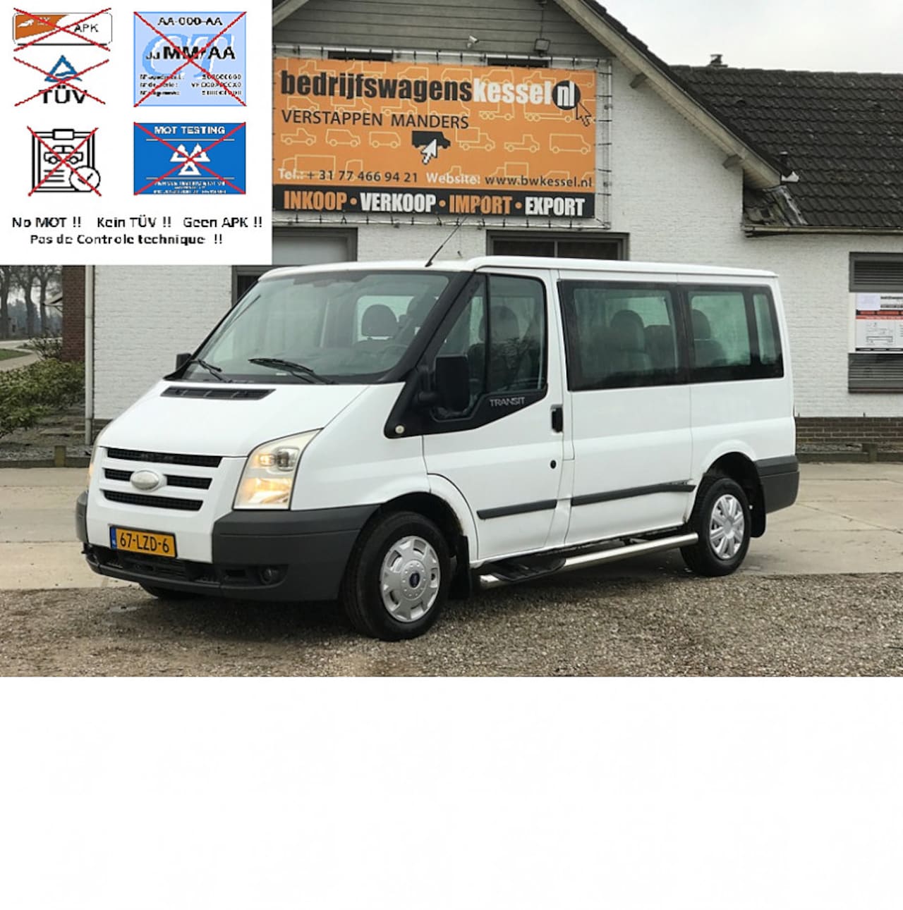 Ford Transit - 300S 2.2 TDCI 85 pk 9 persoons airco - AutoWereld.nl