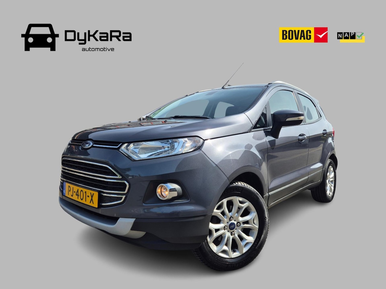 Ford EcoSport - 1.0 EcoBoost Titanium Half leder, NAP - AutoWereld.nl