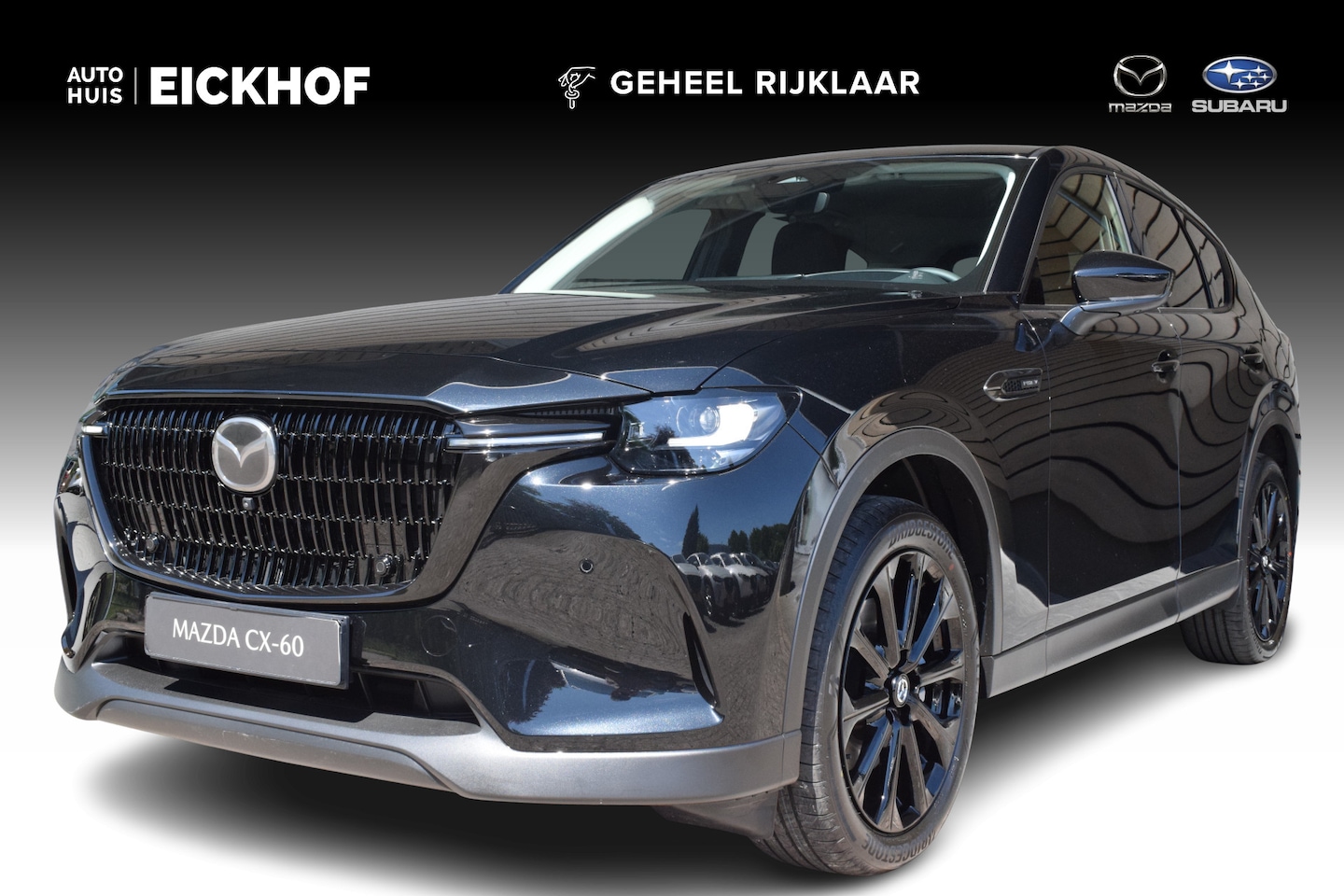 Mazda CX-60 - 2.5 e-SkyActiv PHEV Exclusive-line Business Edition - Black Edition - AutoWereld.nl