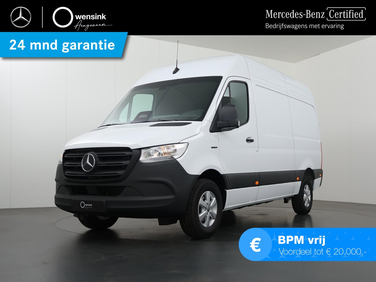 Mercedes-Benz eSprinter - 314 GB L2 RWD PRO | 3 zits | Trekhaak | Stoelverwarming | Achteruitrijcamera | - AutoWereld.nl