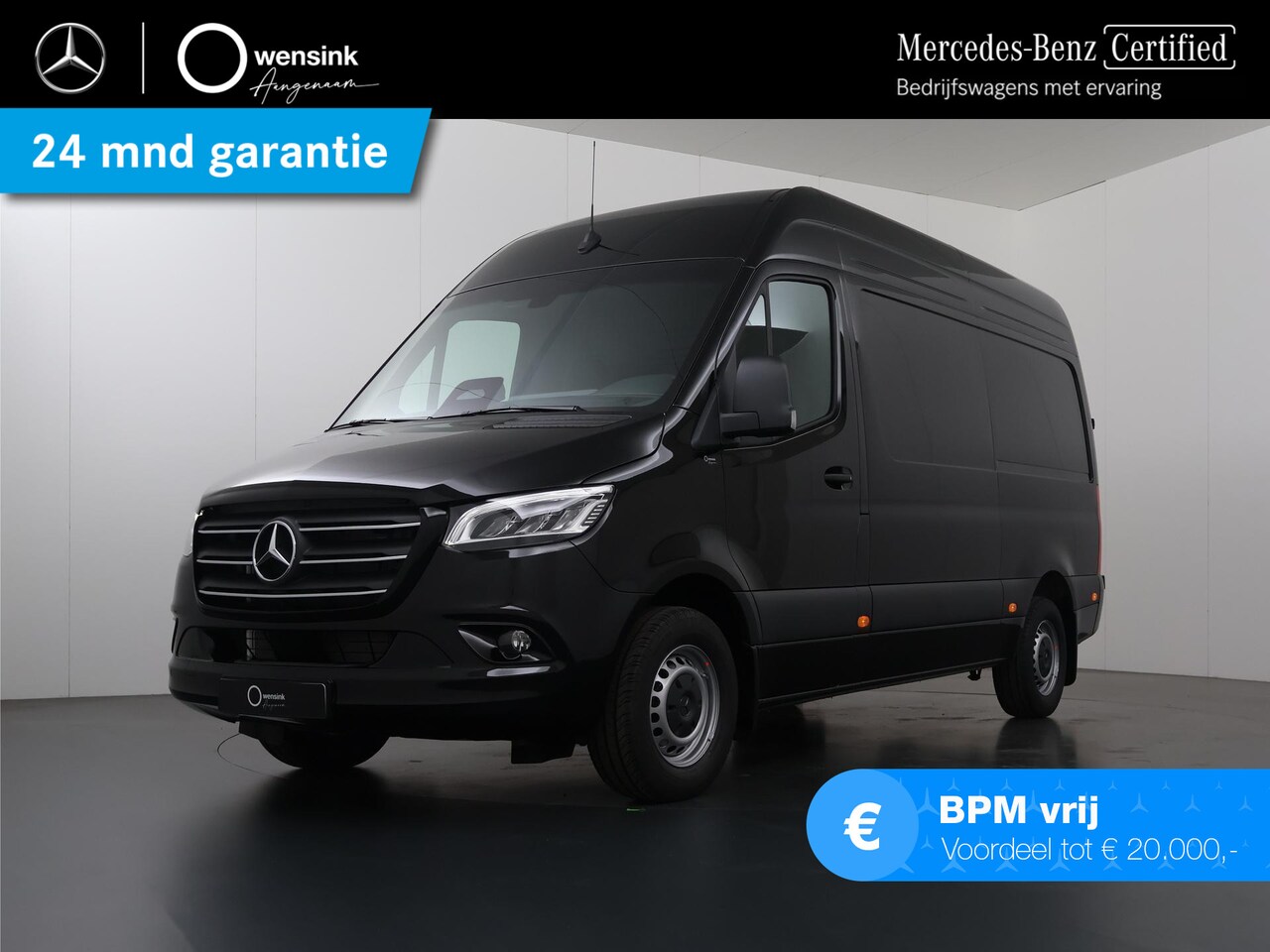 Mercedes-Benz Sprinter - 319 L2H2 RWD SELECT | LED | BPM VRIJ | DISTRONIC | WINTERPAKKET | LEER - AutoWereld.nl