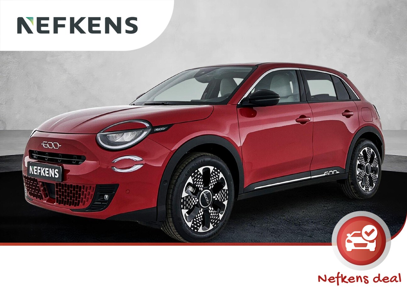 Fiat 600 - SUV La Prima Hybrid 145 pk Automaat | Navigatie | Achteruitrijcamera | Kunstlederen Bekled - AutoWereld.nl