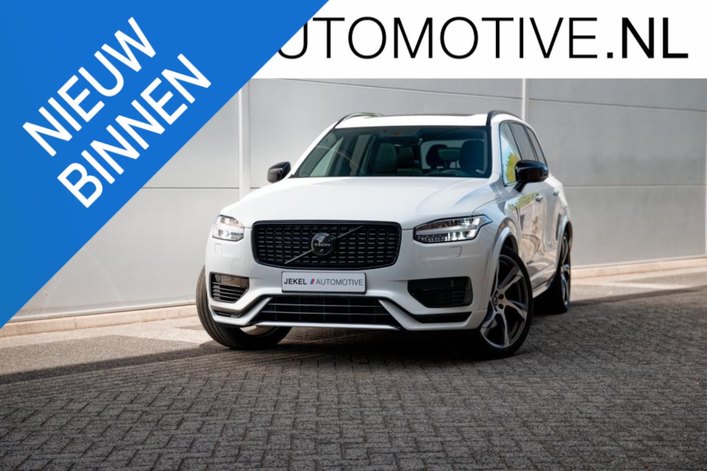 Volvo XC90 - 2.0 T8 Recharge AWD R-Design Full Option, Chrystal White metallic - AutoWereld.nl