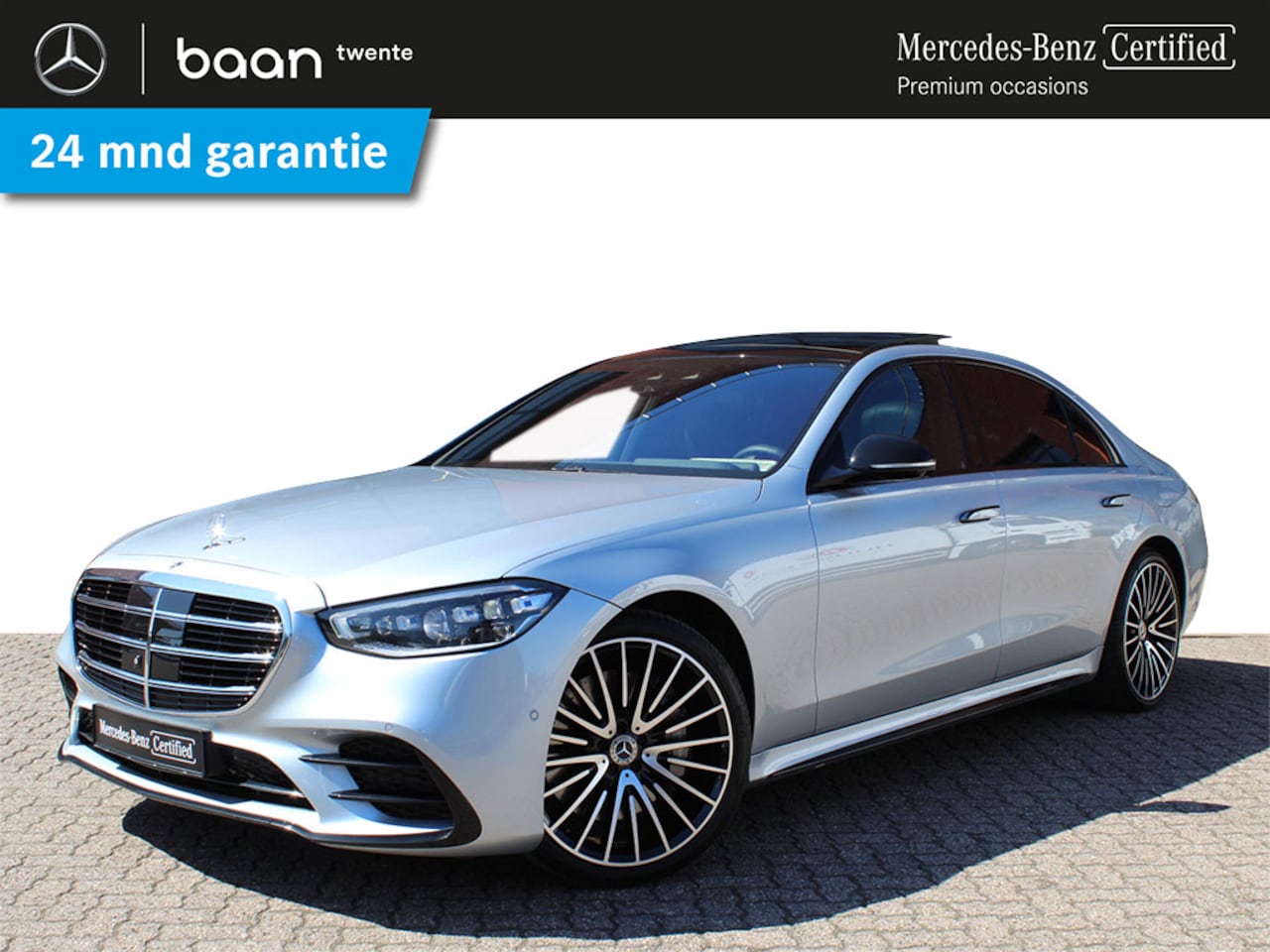Mercedes-Benz S-klasse - S 580 e Lang AMG Line | Achterasbesturing | Distronic | Elek. verstelbare voorstoelen met - AutoWereld.nl