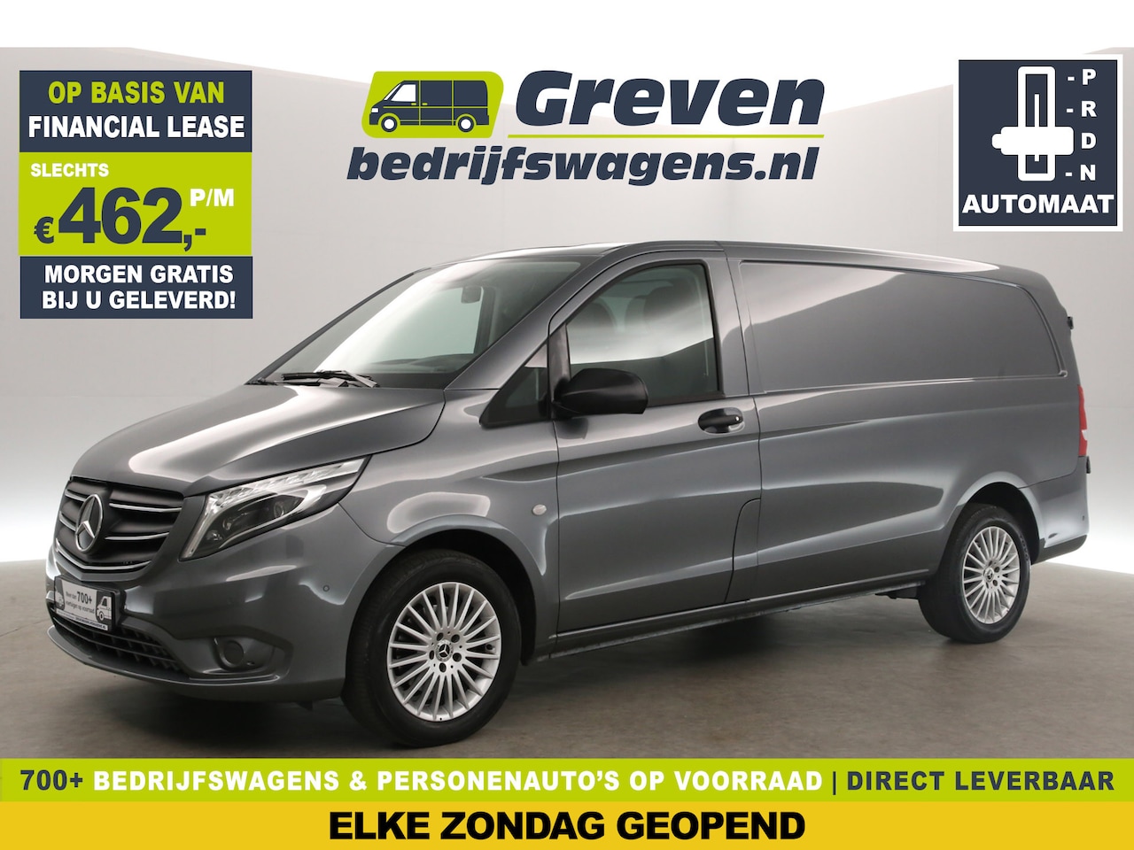 Mercedes-Benz Vito - 114 CDI Lang Automaat Airco Camera Cruise Carplay PDC LED Navi 3 Persoons 17''LMV - AutoWereld.nl