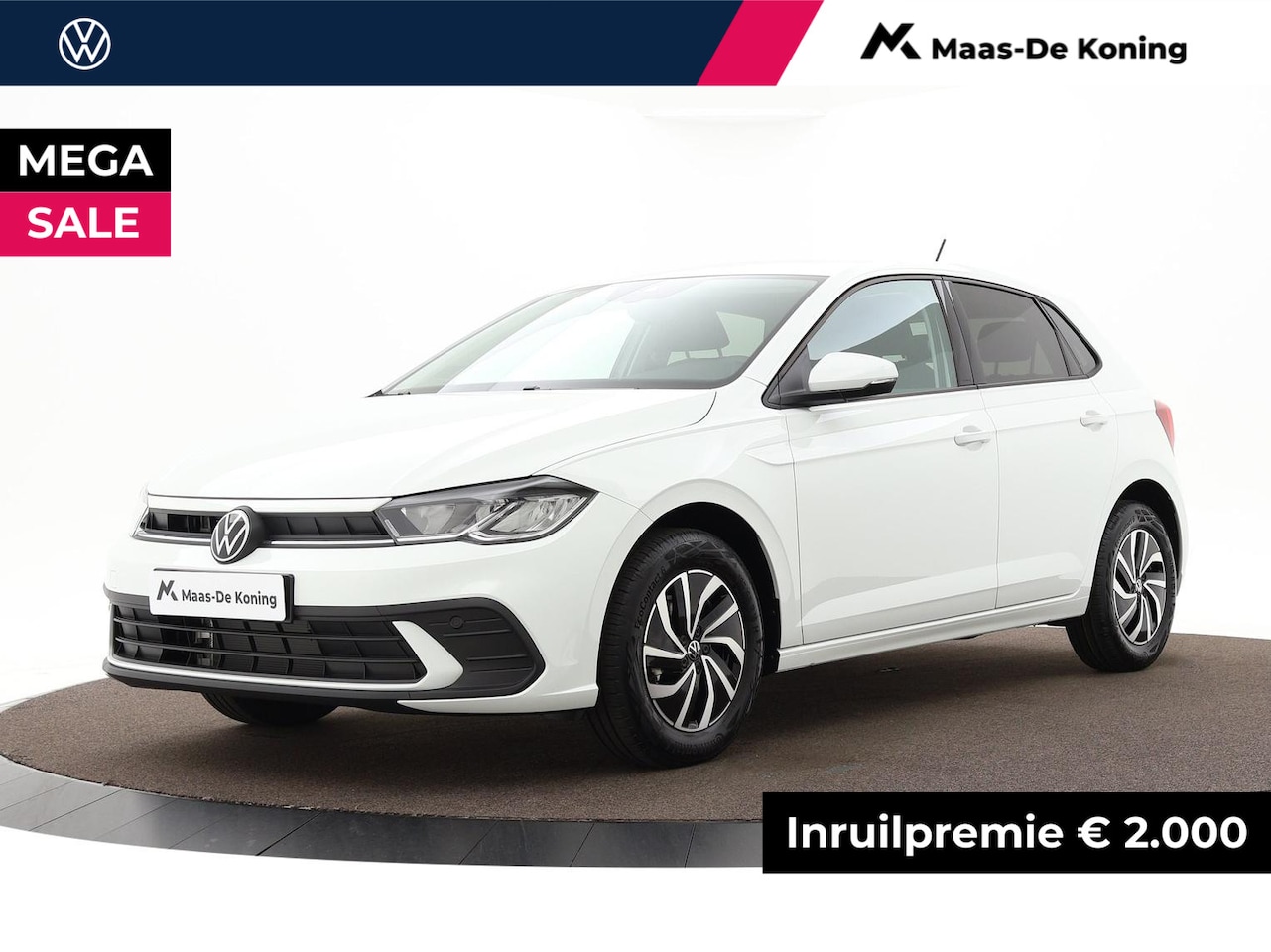 Volkswagen Polo - Life Edition 1.0 TSI 95 pk 7 versn. DSG · achteruitrijcamera · Prijs INCL 2.000 inruilbonu - AutoWereld.nl