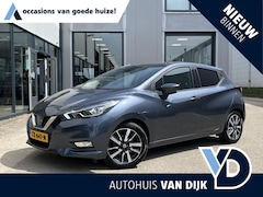 Nissan Micra - 0.9 IG-T N-Connecta | NL Auto/1e Eig./Navi/Camera/Clima/Cruise/16"/PDC/Privacy Glass