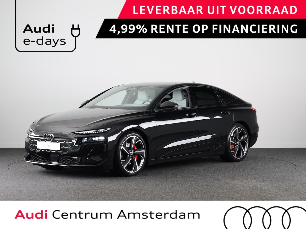 Audi A6 Sportback e-tro - Sportback e-tron S edition performance 100 kWh Tech Pro, winterpakket, leder interieur, re - AutoWereld.nl