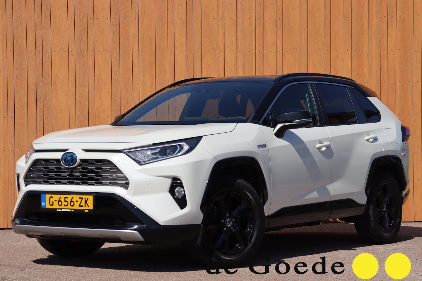 Toyota RAV4 - 2.5 Hybrid Bi-Tone org.NL camera's el.klep parelmoer h.leer+el+verw - AutoWereld.nl