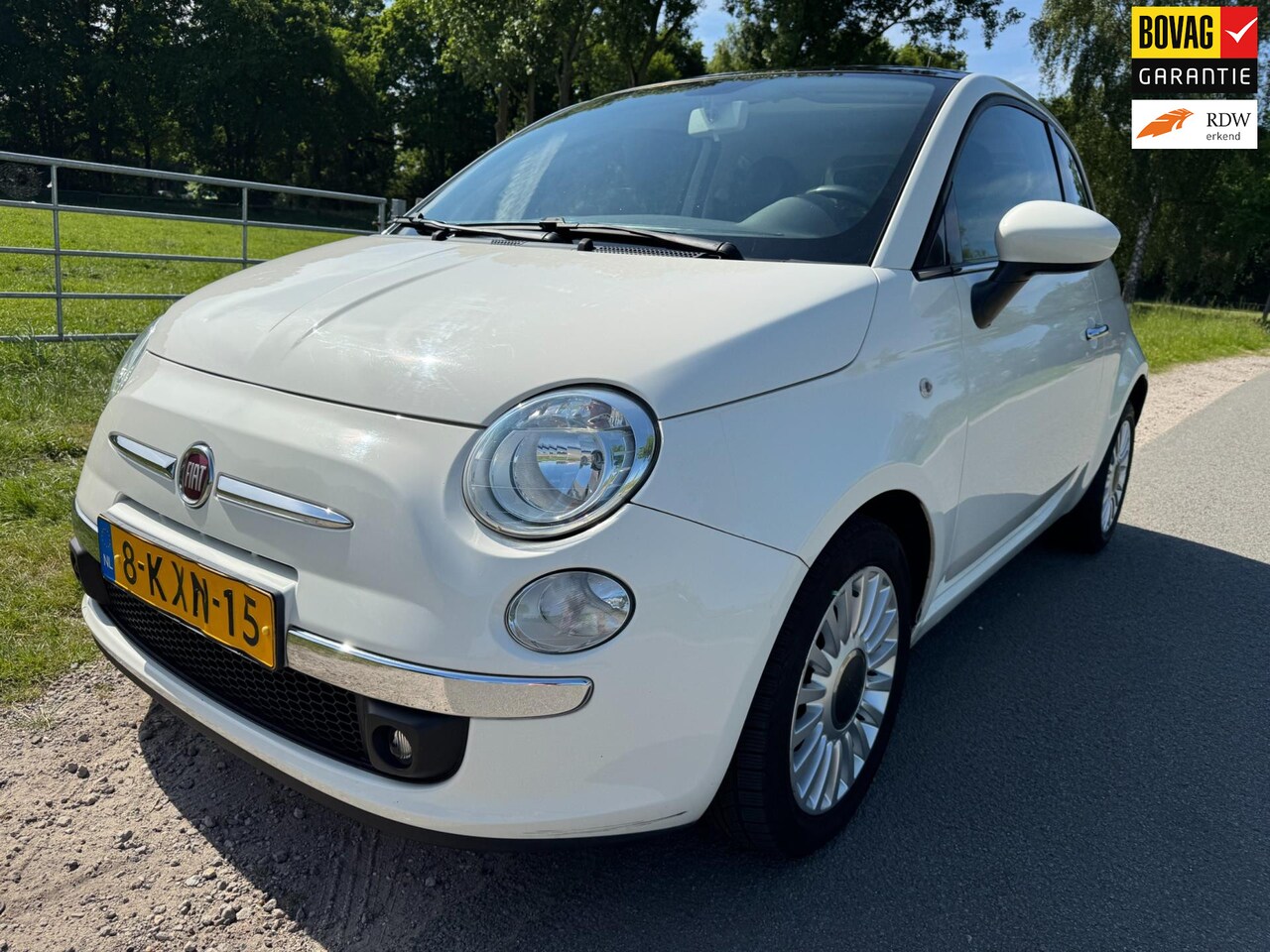 Fiat 500 - 0.9 TwinAir Lounge met airco en panoramadak - AutoWereld.nl