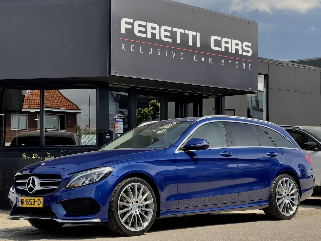 Mercedes-Benz C-klasse Estate - 350 e AUT7 AMG-LINE SPORT-LEDER NAVI CAMERA  BURMESTER LED LMV PDC - AutoWereld.nl