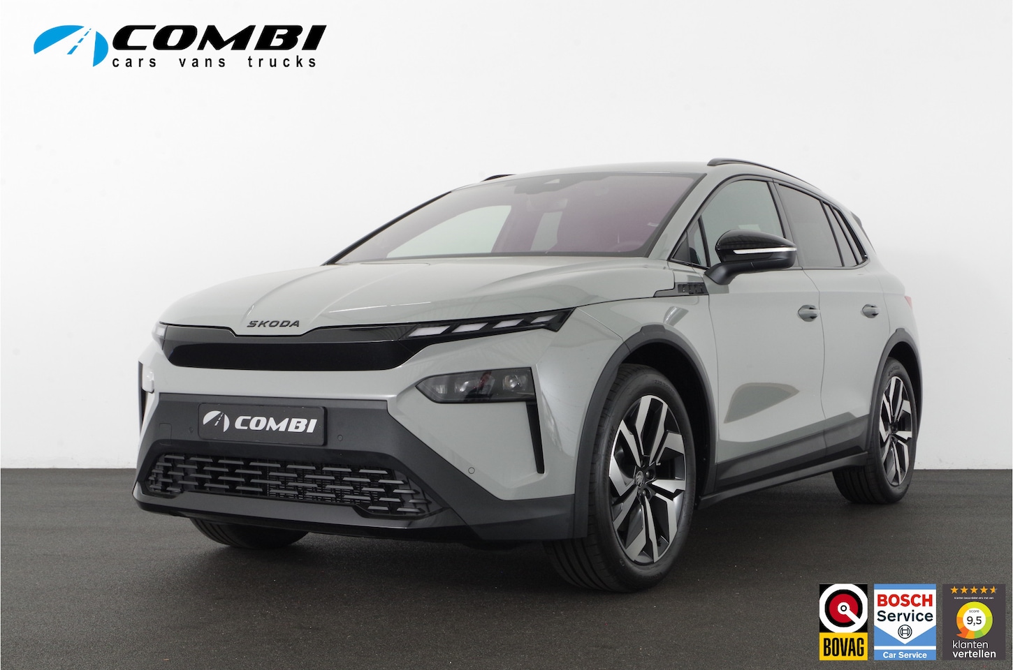 Skoda Elroq - 60 Sportline Edition > Direct leverbaar! Steel Grey/Winter-pakket/Matrix LED-koplampen... - AutoWereld.nl