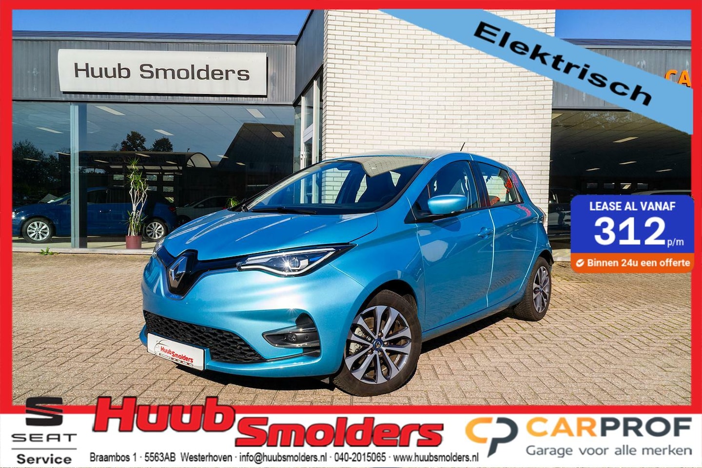 Renault Zoe - R135 Intens 52 kWh Koopaccu| Navigatie - AutoWereld.nl