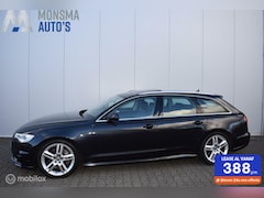 Audi A6 Avant - 3.0 TFSI q. Mondscheinblau Luchtvering Pano Bose 19" LMV Afn. trekhaak Dealer o.h