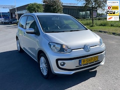 Volkswagen Up! - 1.0 high up, Aut, 5drs, Navi, Airco, Cruise, Pdc, Lmv, Leder, Stoelverw, Geen import, Nap
