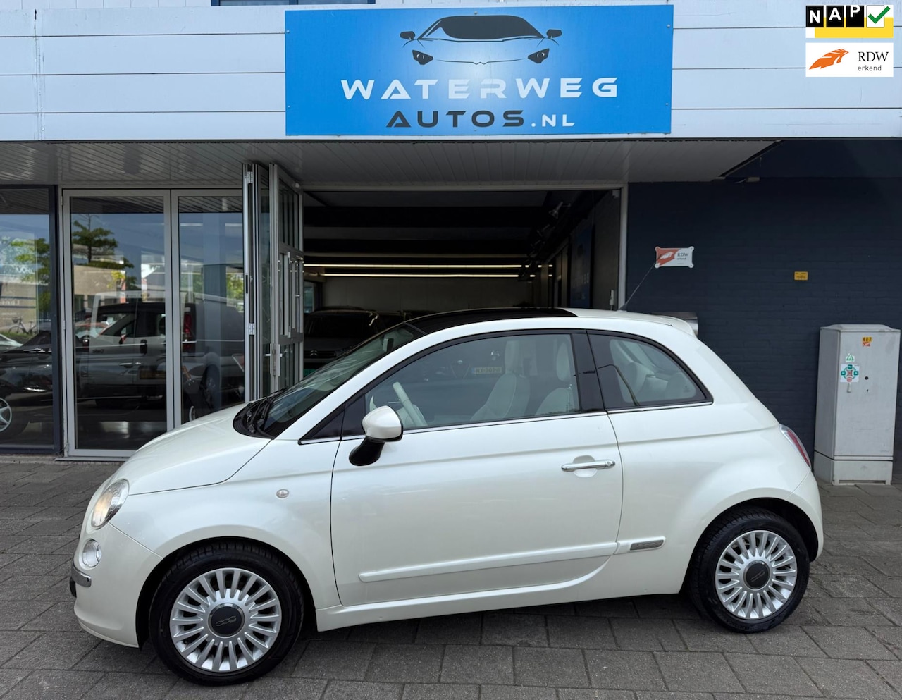 Fiat 500 - 0.9 TwinAir Lounge PANO|AIRCO|LM VELGEN - AutoWereld.nl