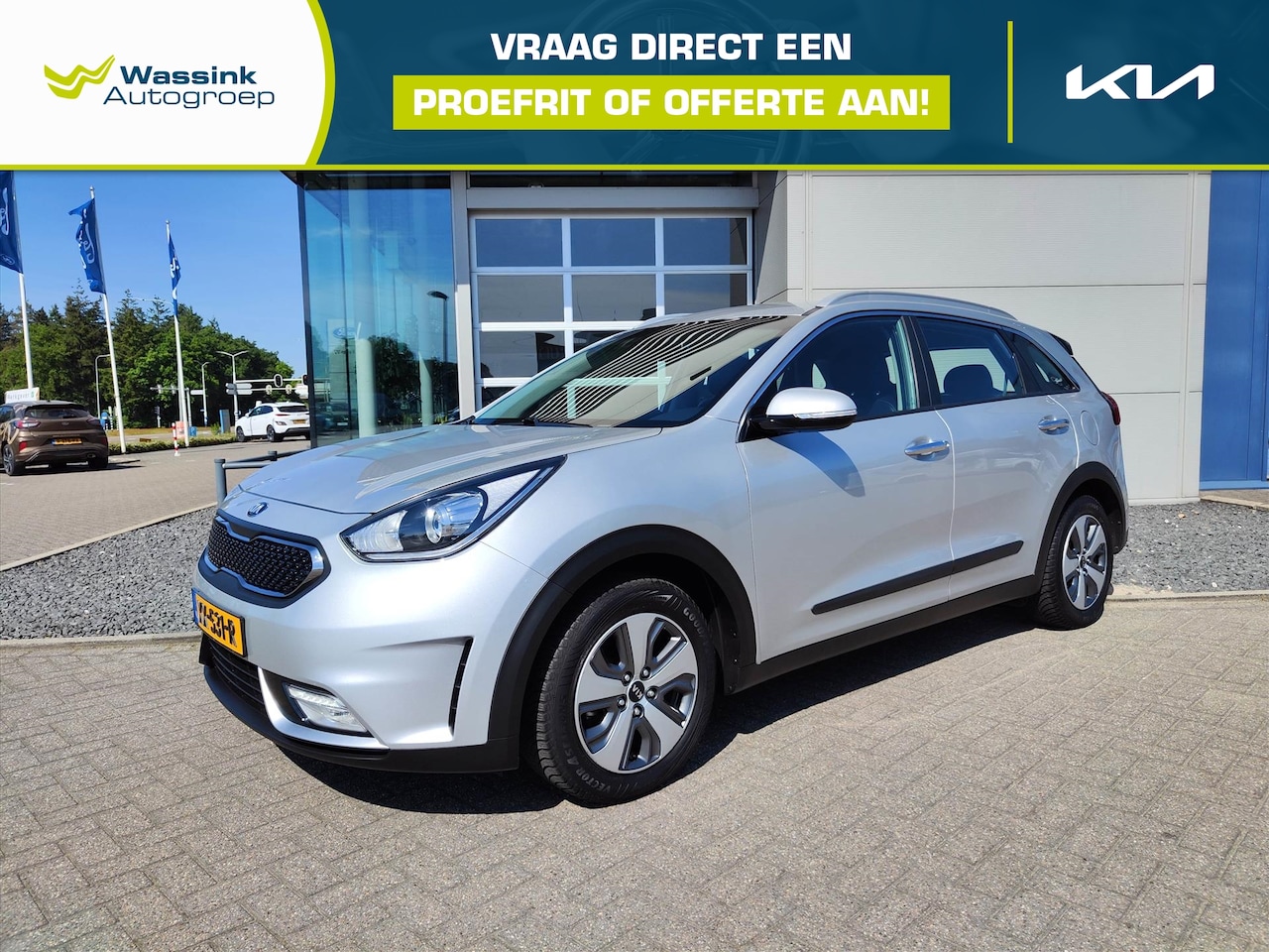 Kia Niro - 1.6 GDi Hybrid 141pk DCT6 DynamicLine | Trekhaak | Navigatie - AutoWereld.nl