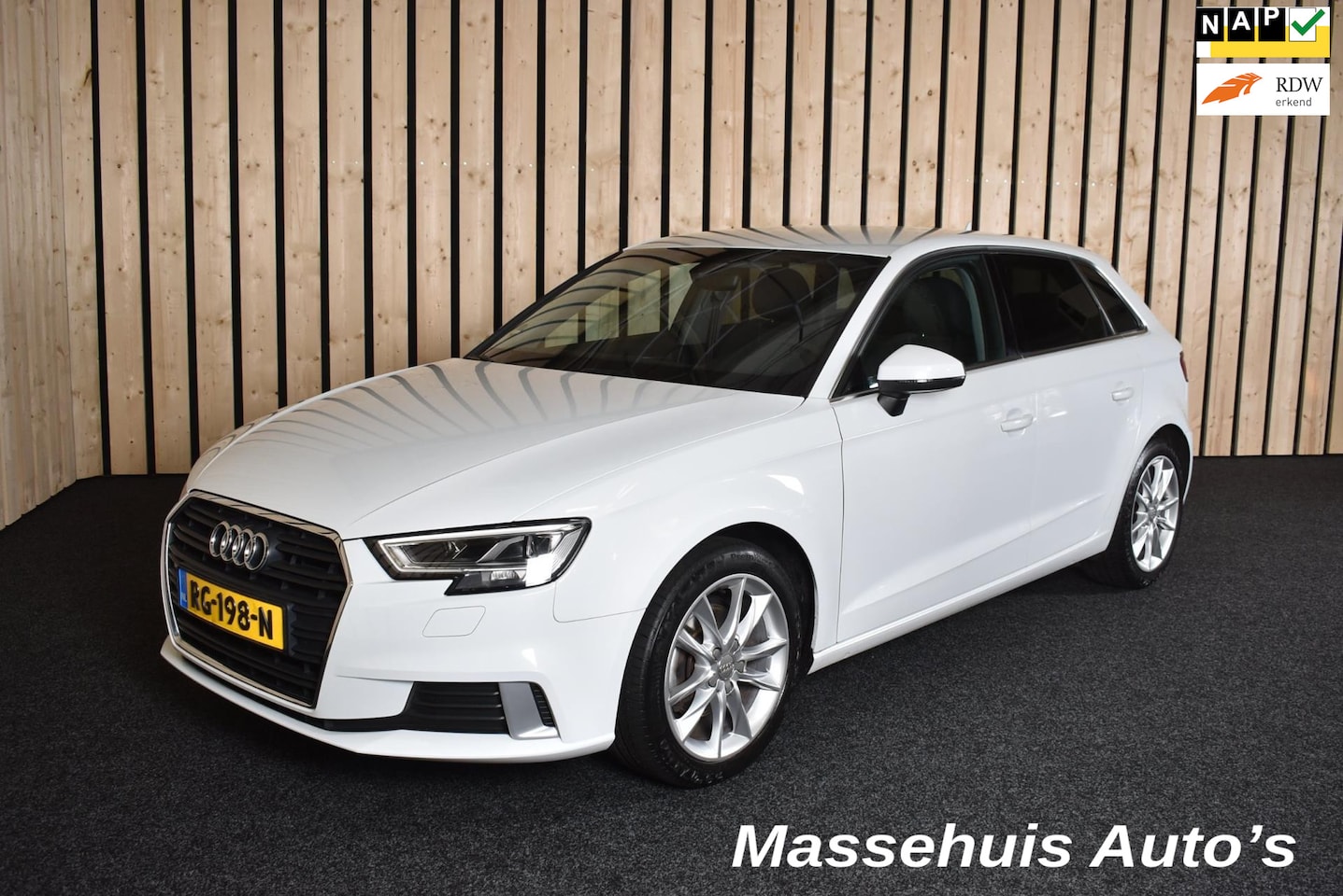 Audi A3 Sportback - 1.0 TFSI Sport Lease Edition 130dkm Navi LED PDC 2e eig. Cruise Clima Nwe APK - AutoWereld.nl