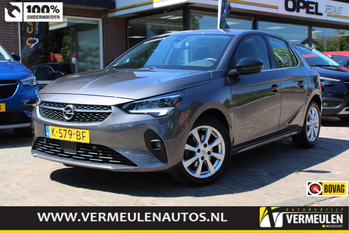 Opel Corsa - 1.2 Turbo 100PK Elegance Automaat + 16"/ Airco/ Cruise/ Full-LED/ Camera/ CarPlay/ NL auto - AutoWereld.nl
